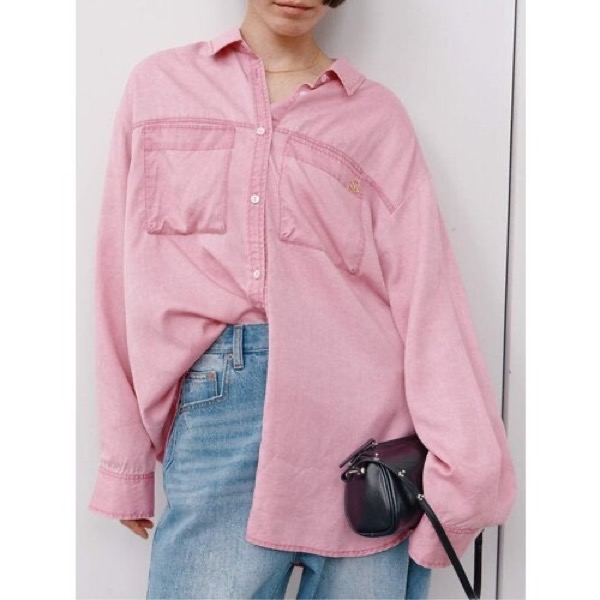 ��ͽ�������YENN(������)/FADED OVERSIZE SHIRT(1��������ͽ��)