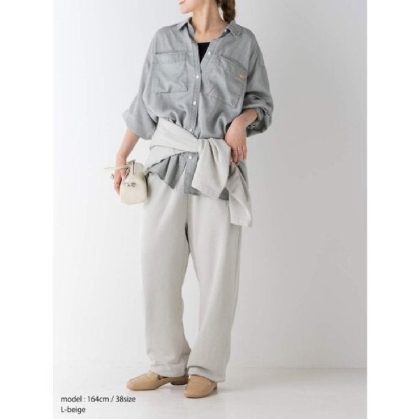 ��ͽ�������YENN(������)/FADED OVERSIZE SHIRT(1��������ͽ��)