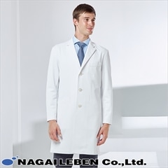 白衣 シングルドクターコート [男性用] SD-3000 [返品・交換不可