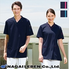 4セット医療用スクラブ男女兼用ミッフィー　　ブルー L MFS-5852 楽天市場】白衣 ミッフィー スクラブ [男女兼用] MFS-5852 Naway