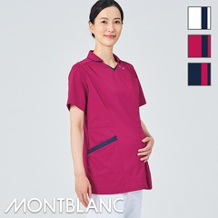 白衣 マタニティスクラブ（半袖）［女性用］MS900 [MONTBLANC