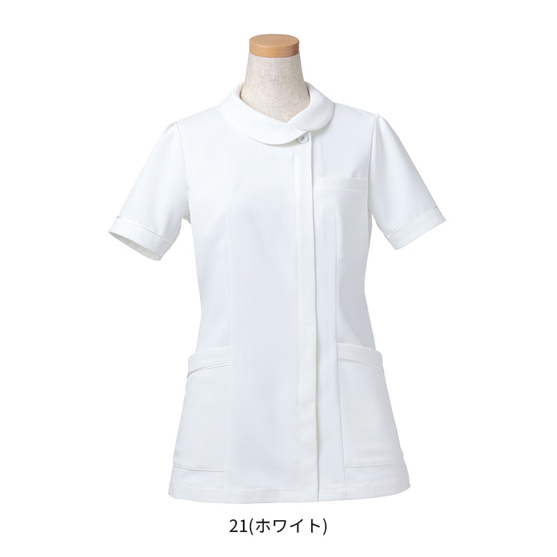 半袖ナースジャケット [女性用] R8441 RISERVA リゼルヴァ | RISERVA（リゼルヴァ） | 医療白衣のいしまる