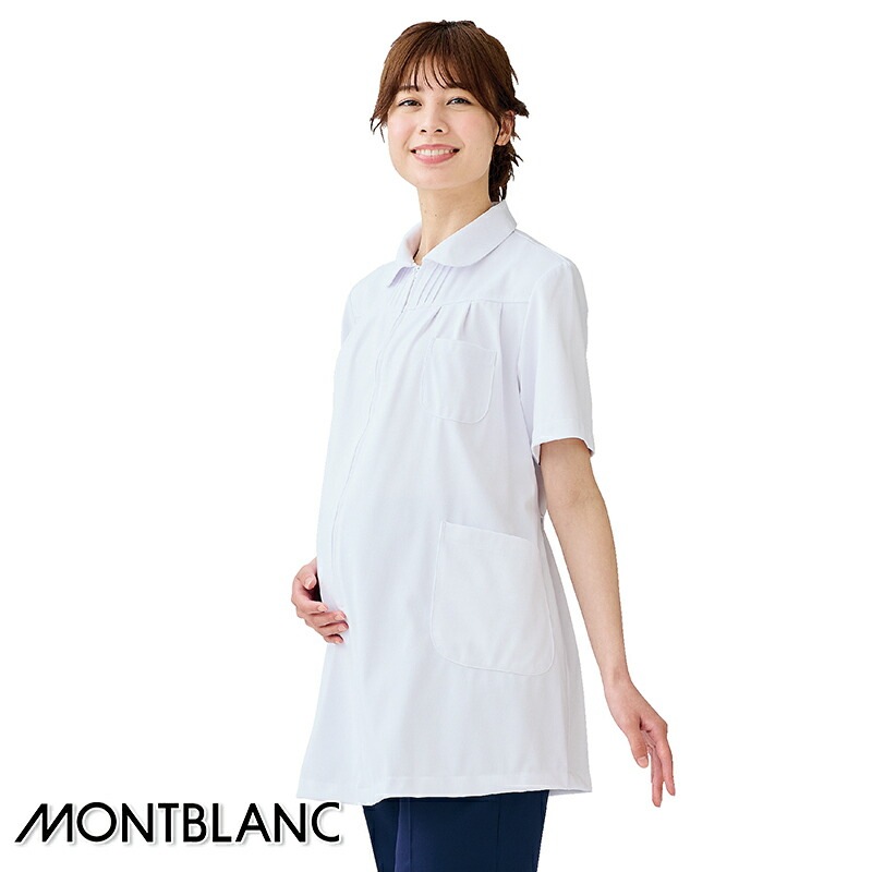 マタニティ半袖ジャケット 女性用 73 1572 Montblanc マタニティ 医療白衣のいしまる マタニティ半袖ジャケット 女性用 73 1572 Montblanc マタニティ 医療白衣のいしまる