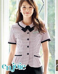 オーバーブラウス＜リボン付＞ 26500 enjoie アンジョア | すべての