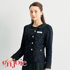 ジャケット 82040 【5-15号】 enjoie アンジョ ア [秋冬用] enjoie