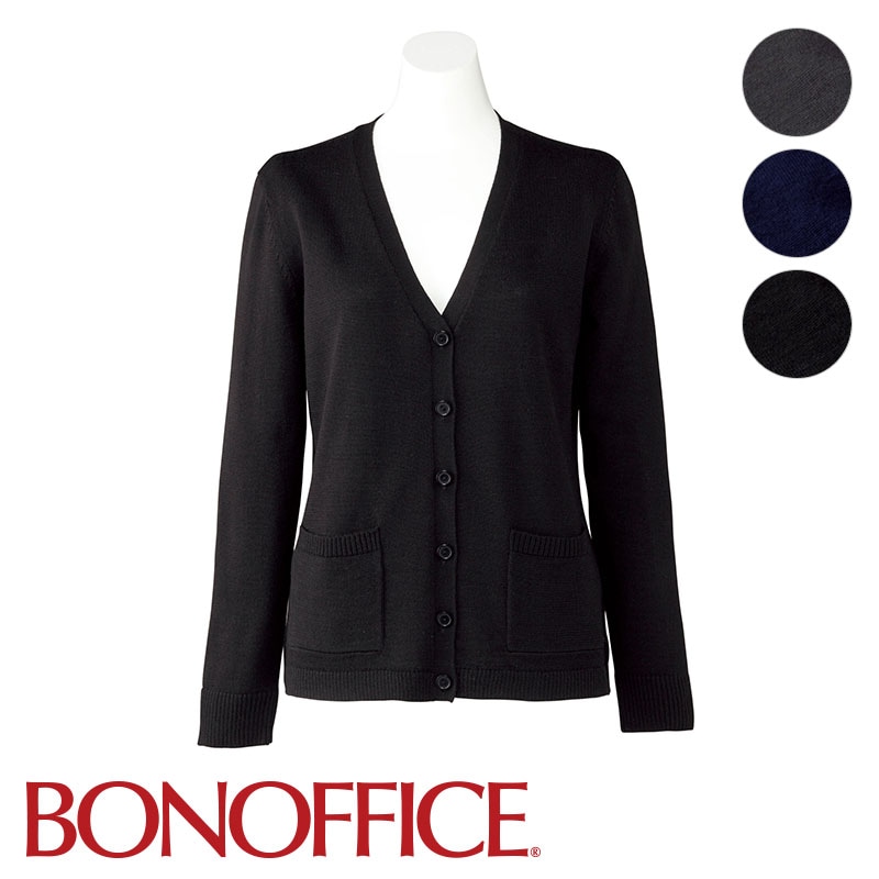 ennoy  BUTTON CARDIGAN (BLACK) XL