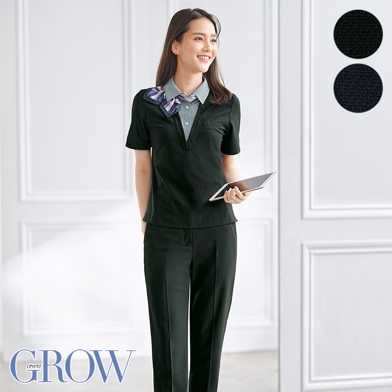 prototypes ブラック Wrapped L.S. ポロシャツ 25SS】PROTOtypes プロトタイプス / WRAPPED POLO SHIRT / ポロシャツ