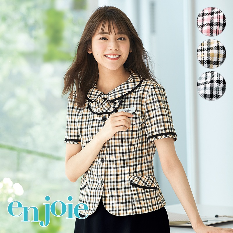 シルバー金具 【新品タグ付き】アンジョア オーバーブラウス １１号