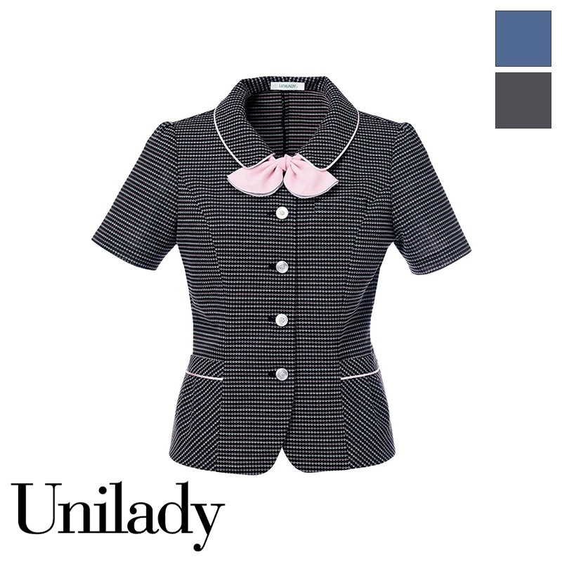サマージャケット U Unilady ユニレディ 夏物 オーバーブラウス 事務服 いしまる