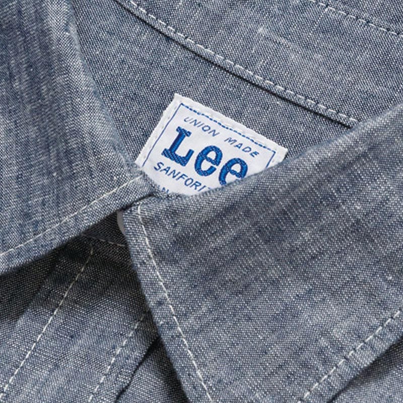 James Leeさん専用.4 Lee シャンブレー七分袖シャツ [男性用] LCS46004 【日時指定不可