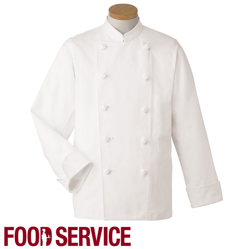 Tコックコート 長袖 男女兼用 Kc 406 コックコート スタンダード 飲食店制服 いしまる