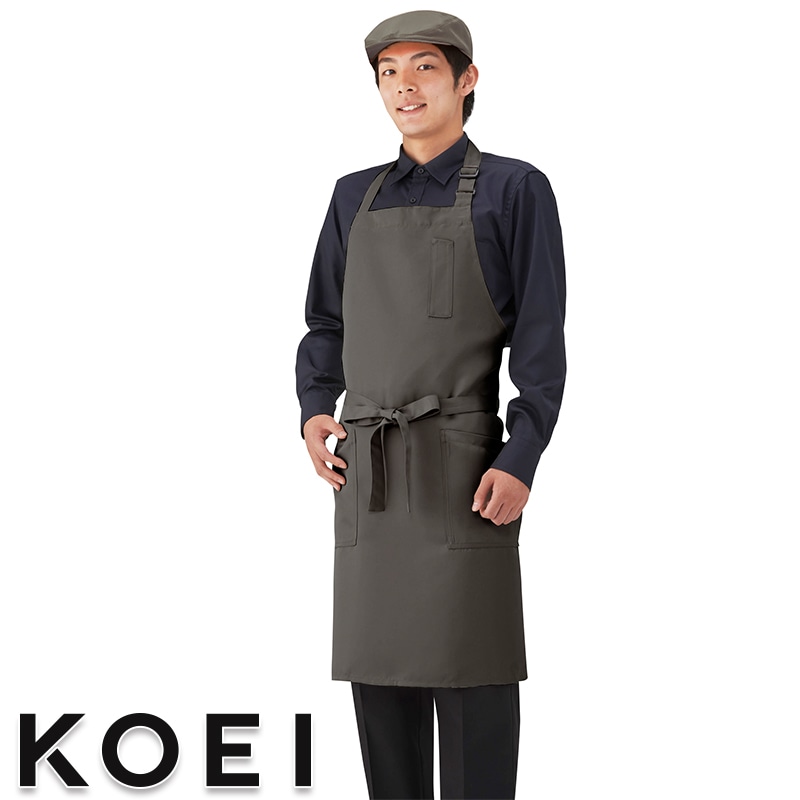 確認用 アンティーク エプロン 胸当てエプロン（首掛け型）［男性用］ MN90 | すべての商品 | 飲食店