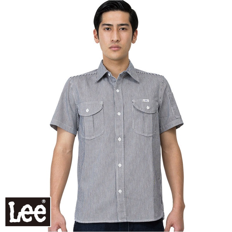 Lee ワーク半袖シャツ [男性用] 77-LWS46002 【日時指定不可 
