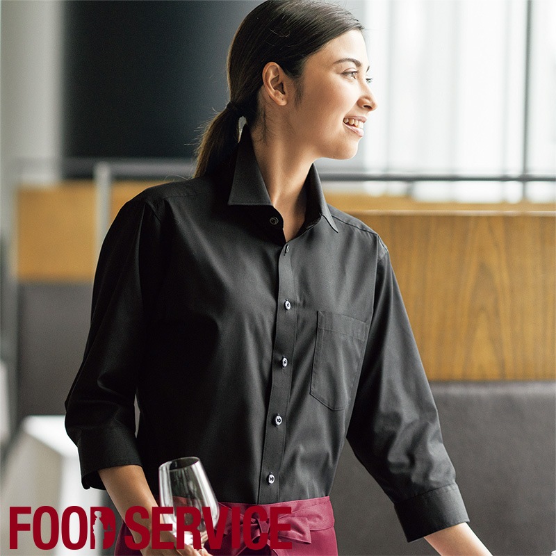 シャツ 七分袖 [男女兼用] SBSU-1808 SerVo サーヴォ | シャツ