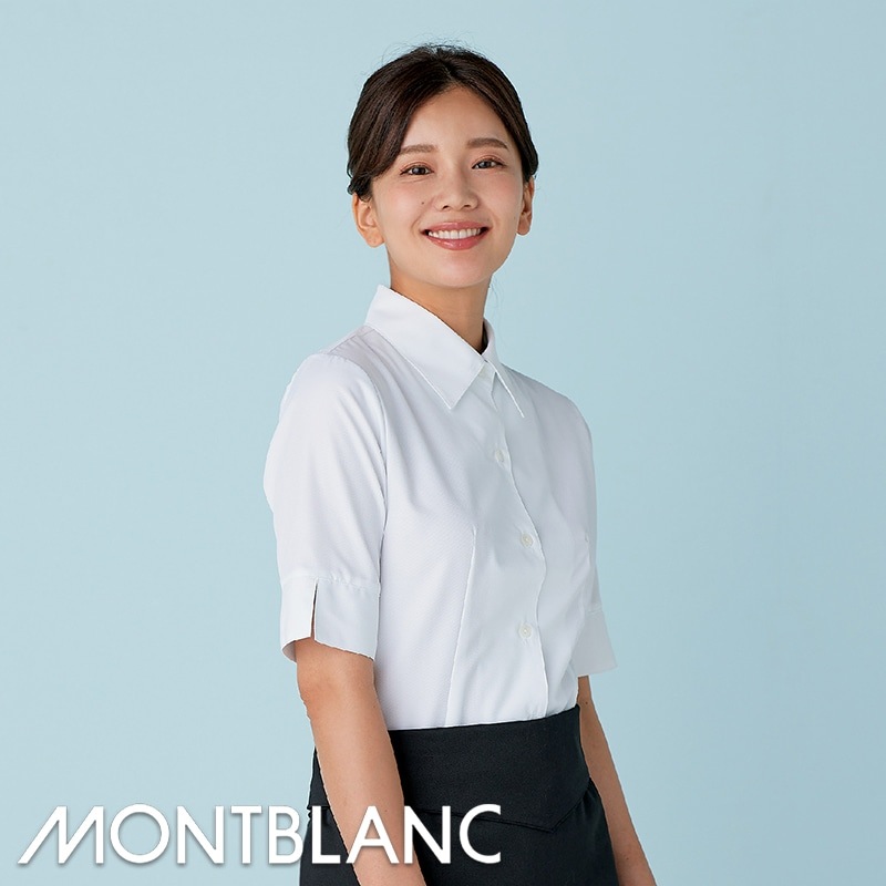 ブラウス 五分袖 [女性用] BK2162 MONTBLANC モンブラン | シャツ