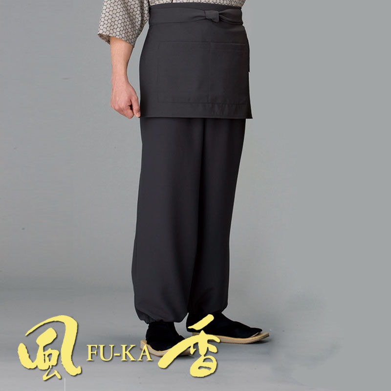 和風パンツ(グレー) [男女兼用] SP-5517 | 風香(FU-KA),和風パンツ
