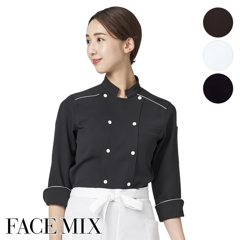 速乾コックシャツ ブラウン M FACE FB4504U-5 M (64-4085-82)