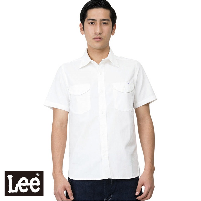Lee シャンブレー半袖シャツ [男性用] LCS46005 【日時指定不可