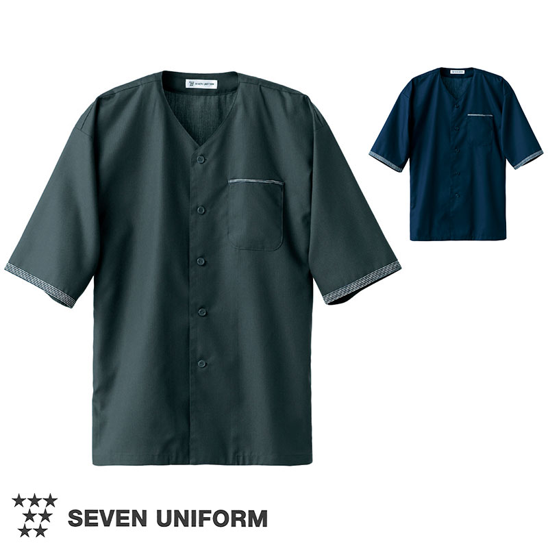 みにょんさん専用ジャンビエ　バスク織　エプロン　オーチバルボーダーシャツ みにょんさん専用ジャンビエ バスク織 エプロン オーチバル