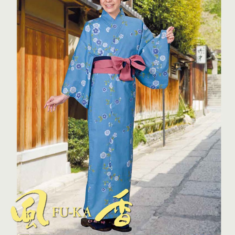 風香bis】リネンゆかた (かれん) [女性用] YU-3704 | 風香(FU-KA),浴衣