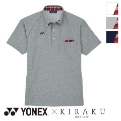 YONEX ポロシャツ JP SS グレー/ブルー YONEX ポロシャツ JP SS グレー/ブルー 楽天市場】ヨネックス