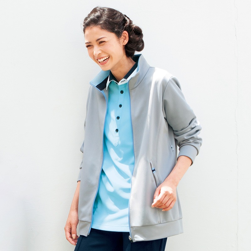 介護 医療 介護ユニフォーム HEARTGREEN ハートグリーン ニットジャケット ジャージー HM2501 男女兼用 ニットジャケット [男女兼用] HM-2501 [HEARTGREEN ハートグリーン