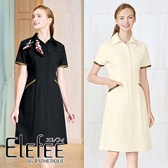【新品】エステ ユニフォーム ワンピース 楽天市場】エステユニフォーム バイカラーワンピース WP767 セオ