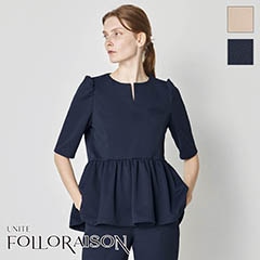 ペプラムトップス 六分袖 [女性用] FR-0003 | すべての商品 | エステ