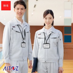 ともさん専用　ブランバスク　袖柄ニット× ARMY ブルゾン アイトスAITOZの作業用防寒着 防寒ブルゾンAZ-10702| サンワーク本店