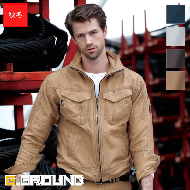 長袖ブルゾン 5773 秋冬用 [男女兼用][G.GROUND ジーグランド SOWA