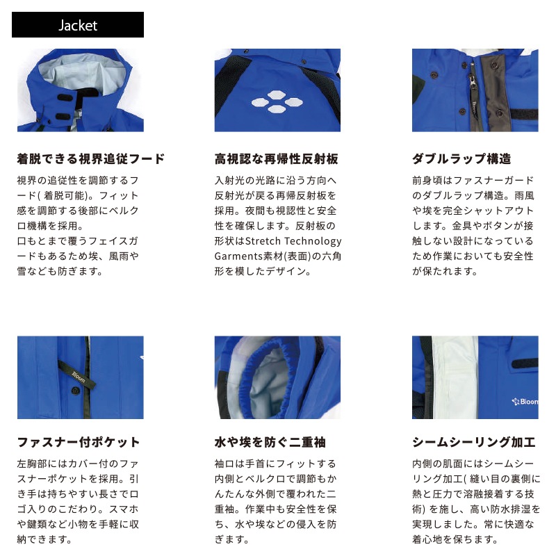 Bloom㥱å ޥ (T-BLOOM-JK_MAG) Bloom ֥롼 GORE-TEX