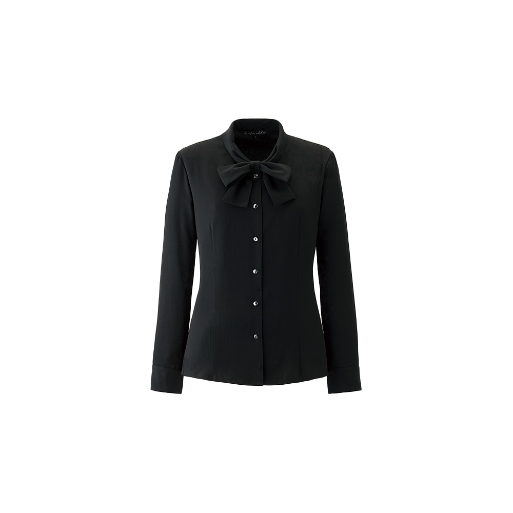 アンジョア en joie 長袖ブラウス（リボン付） 01190 レディース