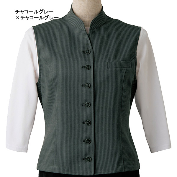 ベスト(女性用) DJ2625 7号〜15号 セブンユニフォーム SEVEN UNIFORM 1色展開 楽天市場】ベスト SEVEN UNIFORM サービングベスト 女性用