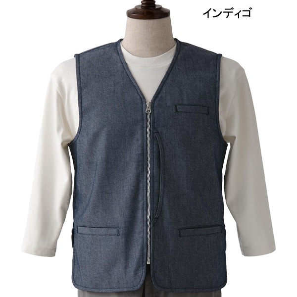 machatt マチャット デニム ベスト ジレ タグなし 未使用品