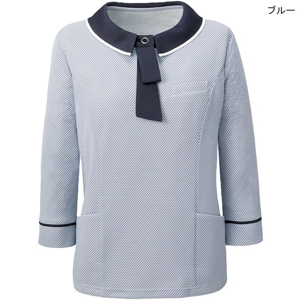 ワーキングユニフォームストア全商品アルファピア 七分袖ポロシャツ