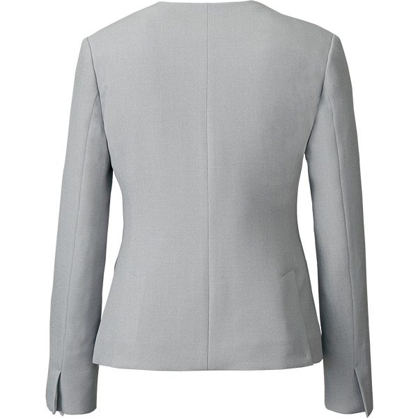 事務服,ジャケット【汚れケア】ホテル 接客 ノーカラージャケット