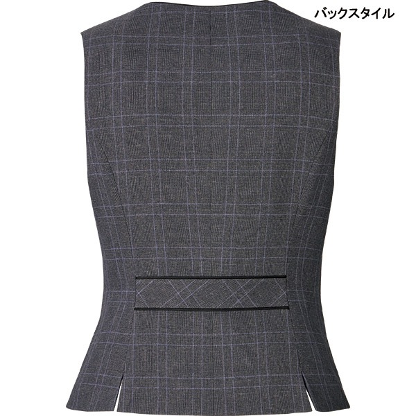 事務服 Aラインスカートとベストセットアップ 通年]ベスト/AラインスカートSET(28-GVEL1756SET) | 株式会社