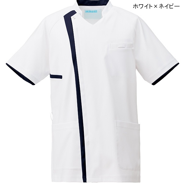 医療・看護,スクラブトップス,メンズメンズ スクラブジャケット KZN701