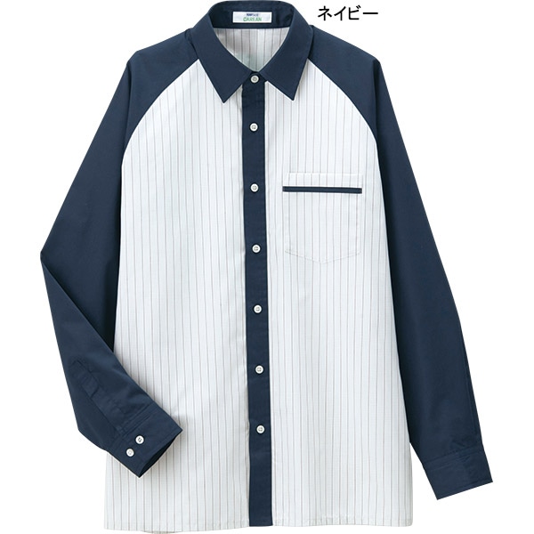 <TRUNKPROJECT> 男女兼用 ストライプ シャツ グリーン L TRUNKPROJECT> 男女兼用 ストライプ シャツ グリーン L