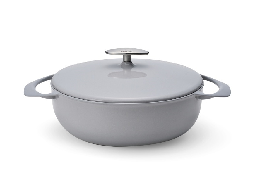 キャセロール浅型　22cm（全6色）［ミトンプレゼント］