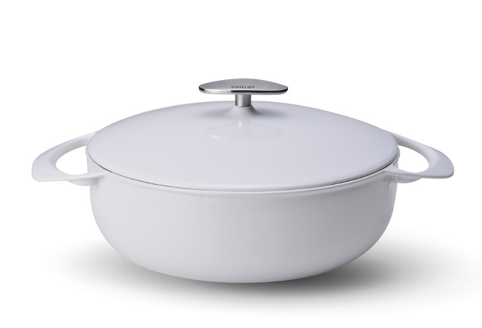 キャセロール浅型　24cm（全6色）［ミトンプレゼント］