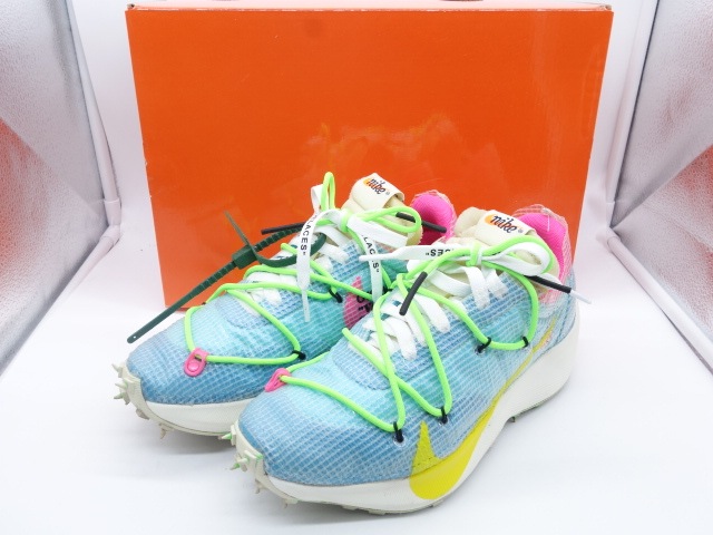 OFF-WHITE 19aw NIKE WS VAPOR STREET/OW オフホワイト ナイキ ヴェイパー 24.5 スニーカー 大名店【中古】-ブランド古着の通販・買取はunion3 高級ブランド NIKE off-white VAPOR STREET ナイキ オフホワイト スニーカー