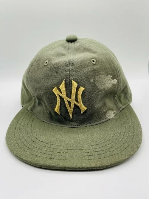 NVCLEAR 21aw NV LOGO US ARMY CAP ニュークリア エヌブイロゴ ユーエスアーミー ミリタリー テント生地 南堀江-ブランド古着の通販・買取はunion3