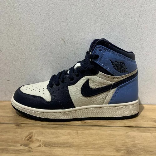 NIKE AIR JORDAN 1 RETRO HIGH GS OBSIDIAN 575441-140 ナイキ エアジョーダン1ハイレトロ ジーエスオブシディアン スニーカー 心斎橋-ブランド古着の通販・買取はunion3