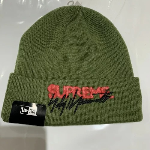 yohji yamamoto×supreme 2020AW ビーニー ニット帽