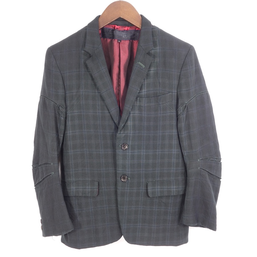 JUNYA WATANABE MAN 04aw 立体裁断 チェックウールスーツ セットアップ ジュンヤワタナベマン L 大名店【中古】-ブランド古着の通販・買取はunion3 JUNYA WATANABE MAN 04aw 立体裁断 チェックウールスーツ セットアップ ジュンヤワタナベマン L 大名店【中古】-ブランド古着の通販・買取はunion3