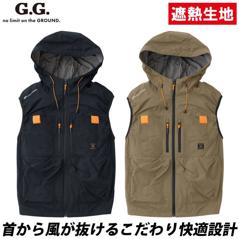 SOWA 0309-06 EF用ベスト 遮熱 UVカットフルハーネス対応 服のみ単品 春夏空調作業服 メンズ ユニフォーム 熱中症対策 空調ウェア 作業服 作業着 S-4L