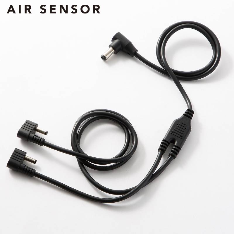 2025年新型 KS250ファンバッテリー専用二股ケーブル KS-205 AIR SENSOR NEO エアセンサー クロダルマ 電動ファン付きウェア用ファンバッテリー専用二股ケーブル KS253/KS254/KS250対応