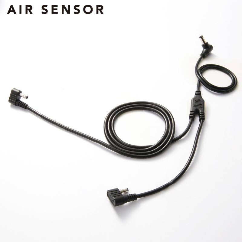 2025年新型 KS250ファンバッテリー専用二股ロングケーブル KS-259 AIR SENSOR NEO エアセンサー クロダルマ 電動ファン付きウェア用ファンバッテリー専用二股ロングケーブル KS253/KS254/KS250対応
