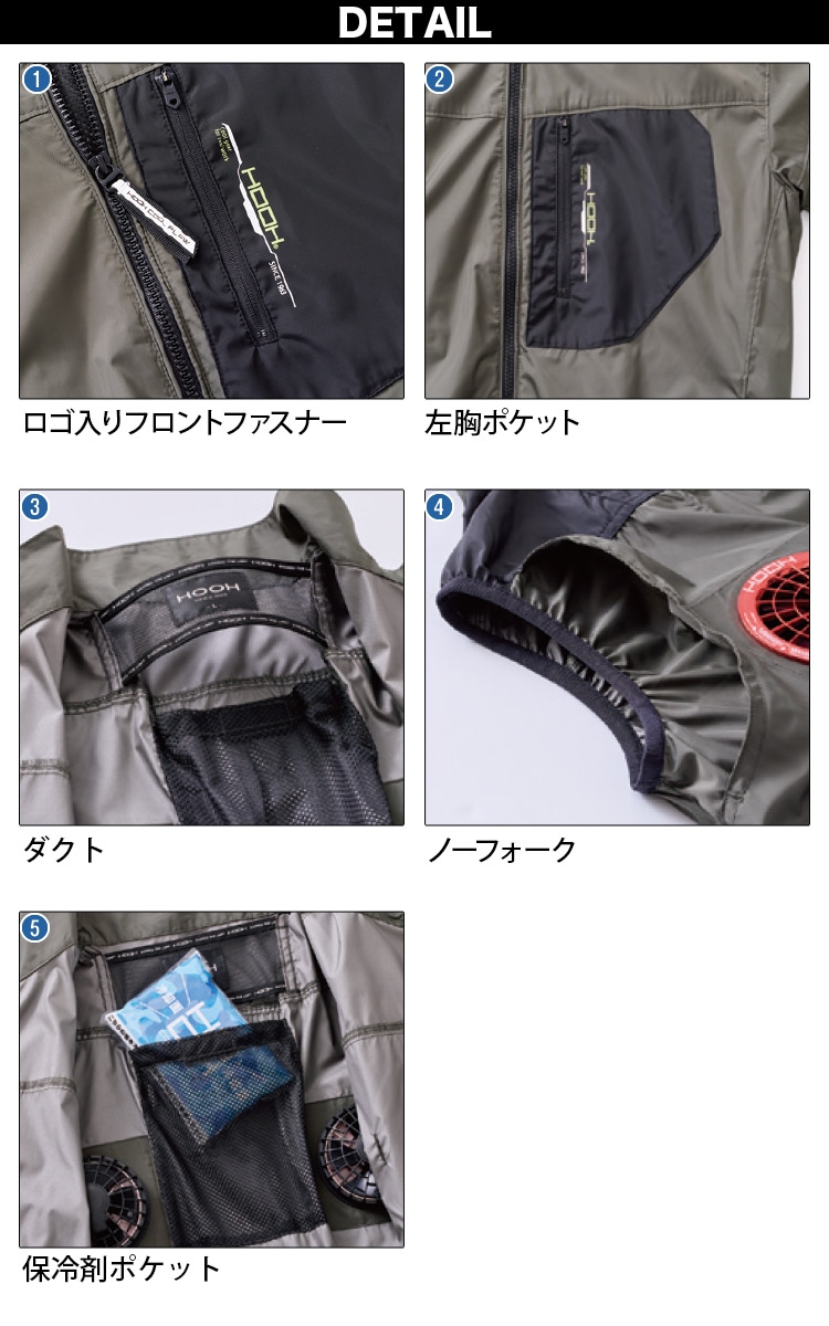 2026年新商品 村上被服 快適ウェア 空調作業服 ミドルファンベスト